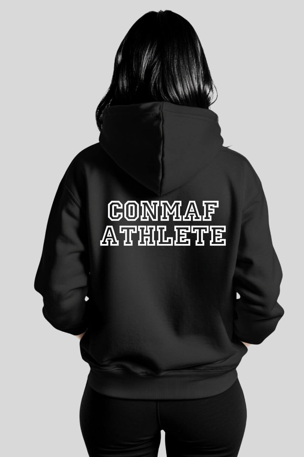 Back Athlete Zipper Black für Männer und Frauen