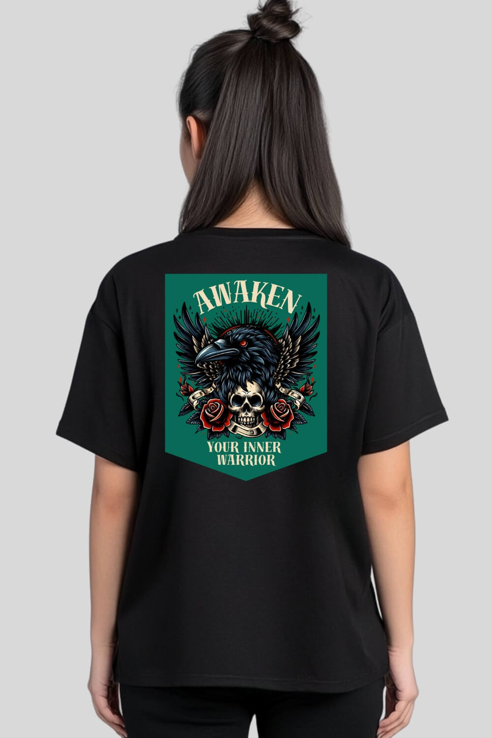 Back Awaken T-Shirt Black für Männer und Frauen