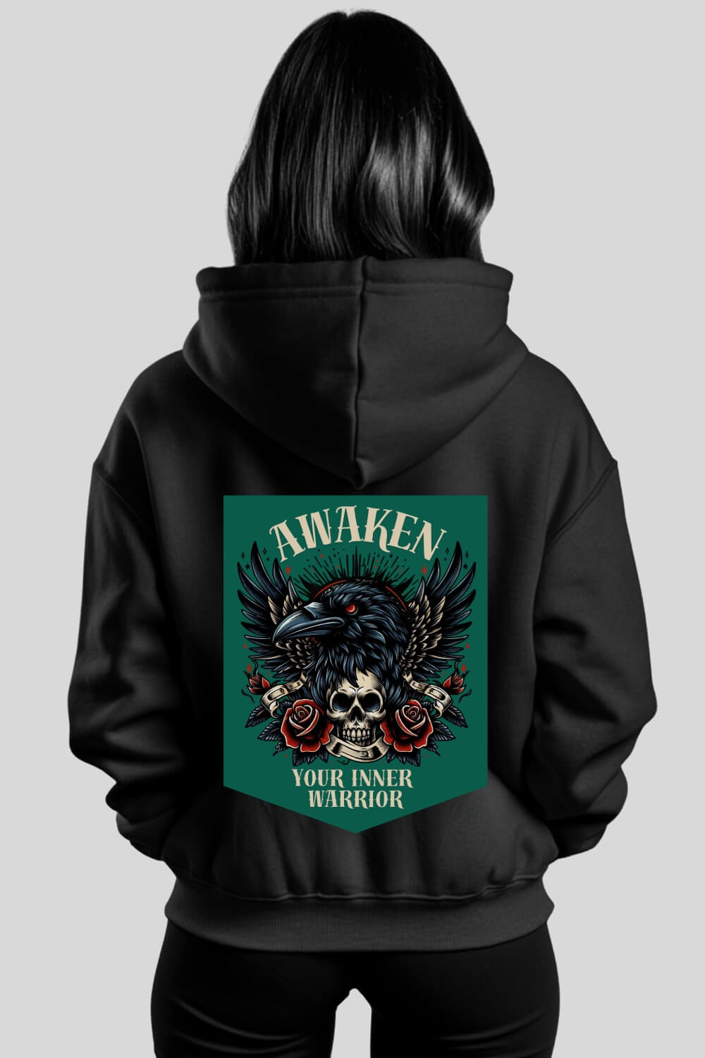 Back Awaken Zipper Black für Männer und Frauen