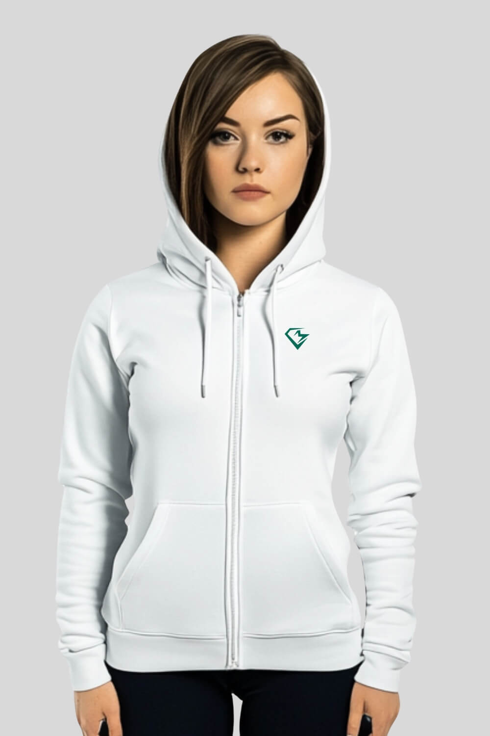 Front Awaken Zipper White für Männer und Frauen