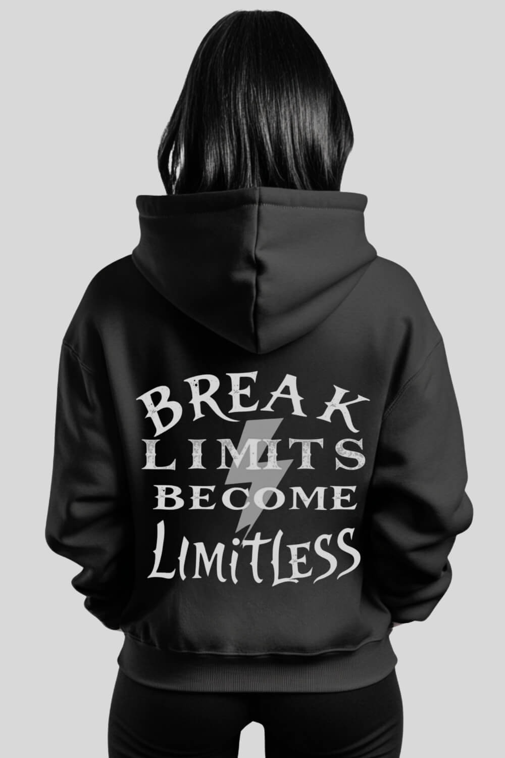 Back Break Limits Zipper Black für Männer und Frauen