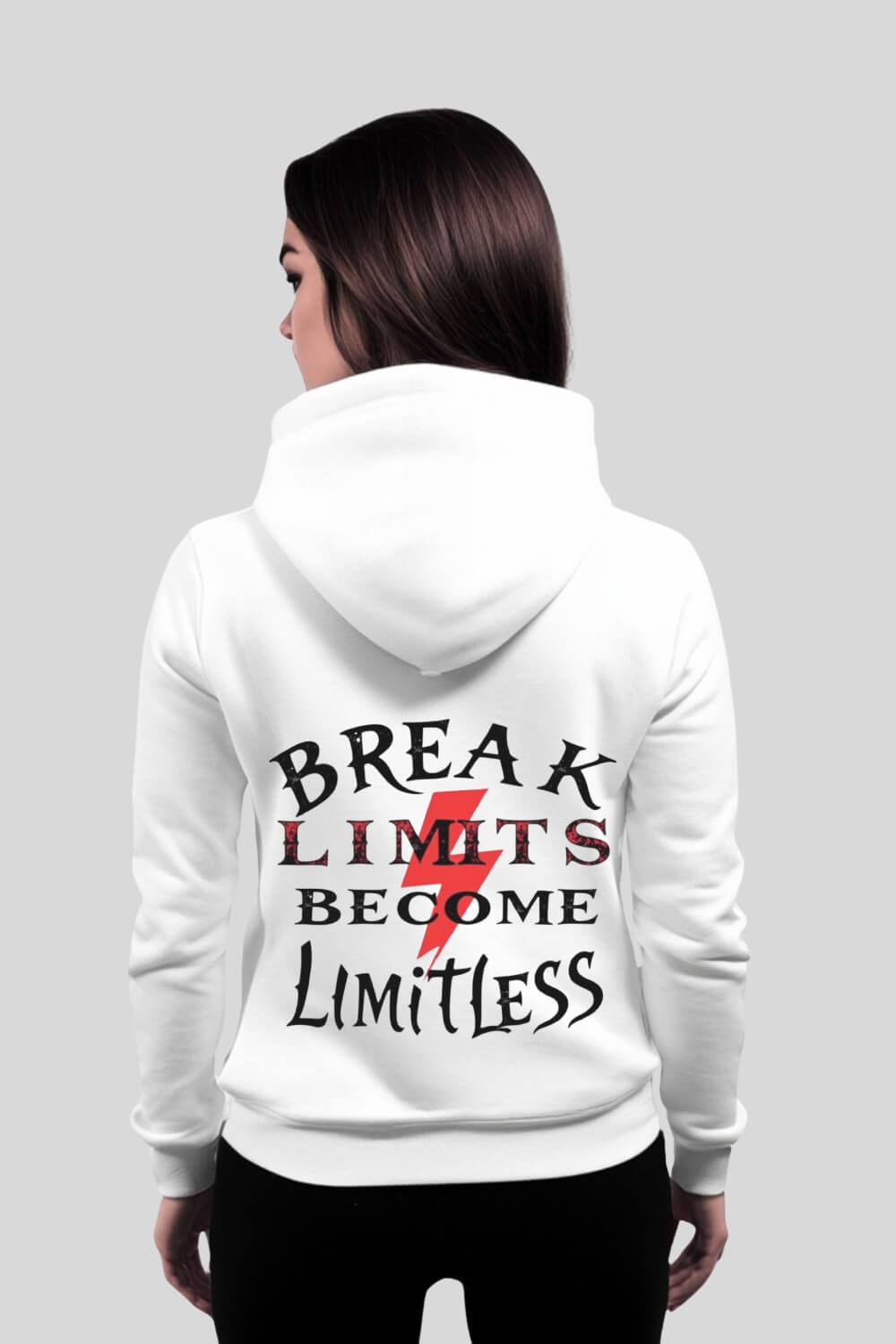 Back Break Limits Zipper White für Männer und Frauen