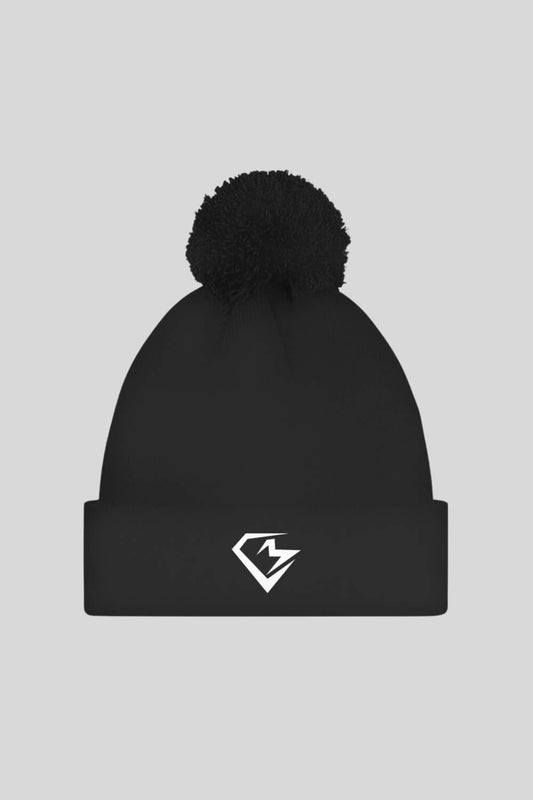 Frontansicht CM Pom Beanie Black für Männer und Frauen