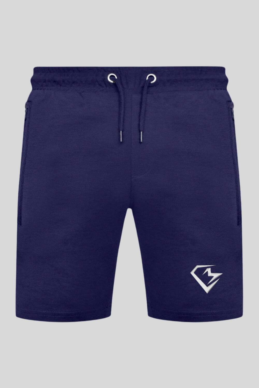 Frontansicht CM Shorts Navy mit Stick für Männer