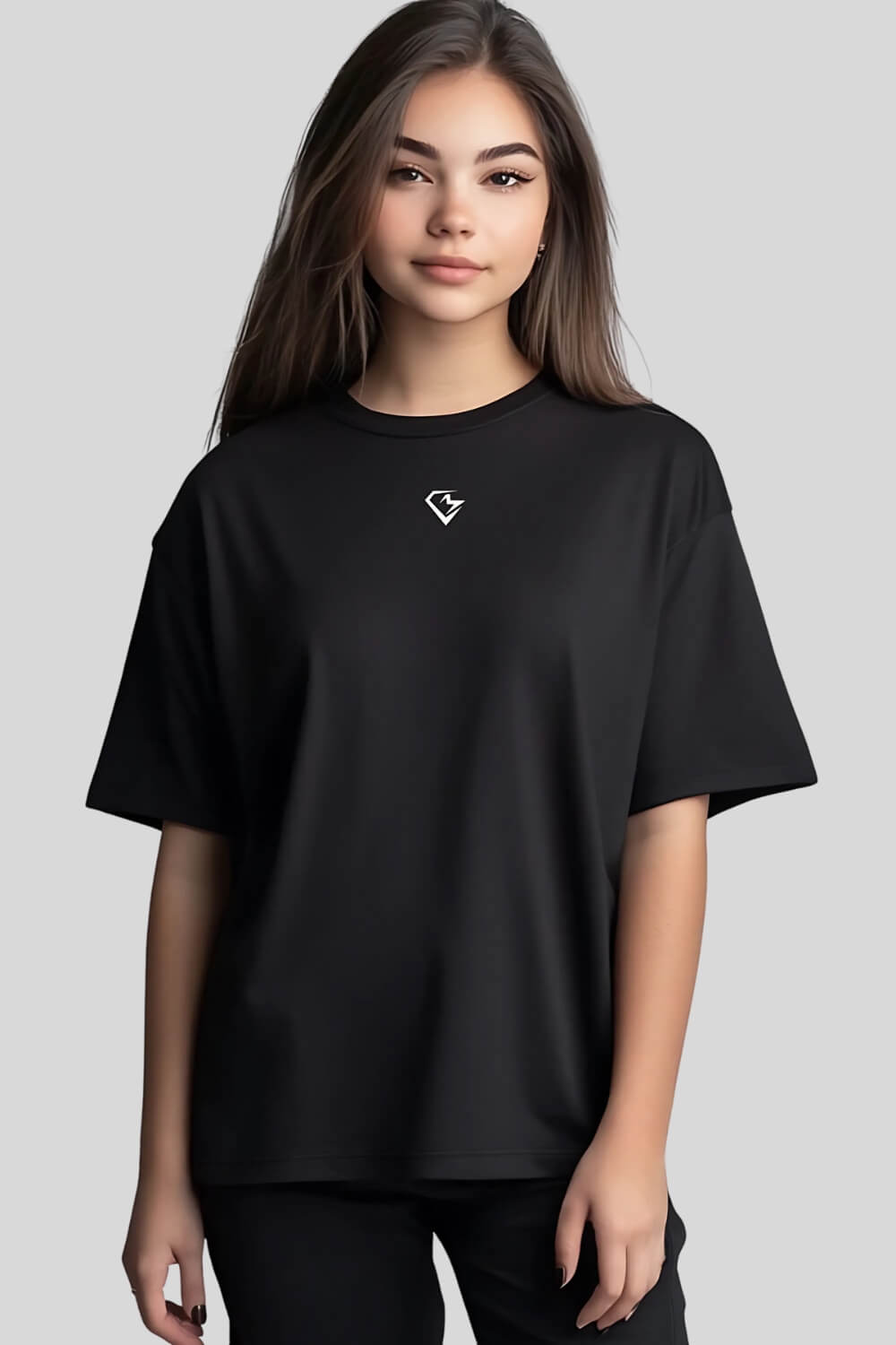 Front Choose Oversize T-Shirt Black für Männer und Frauen