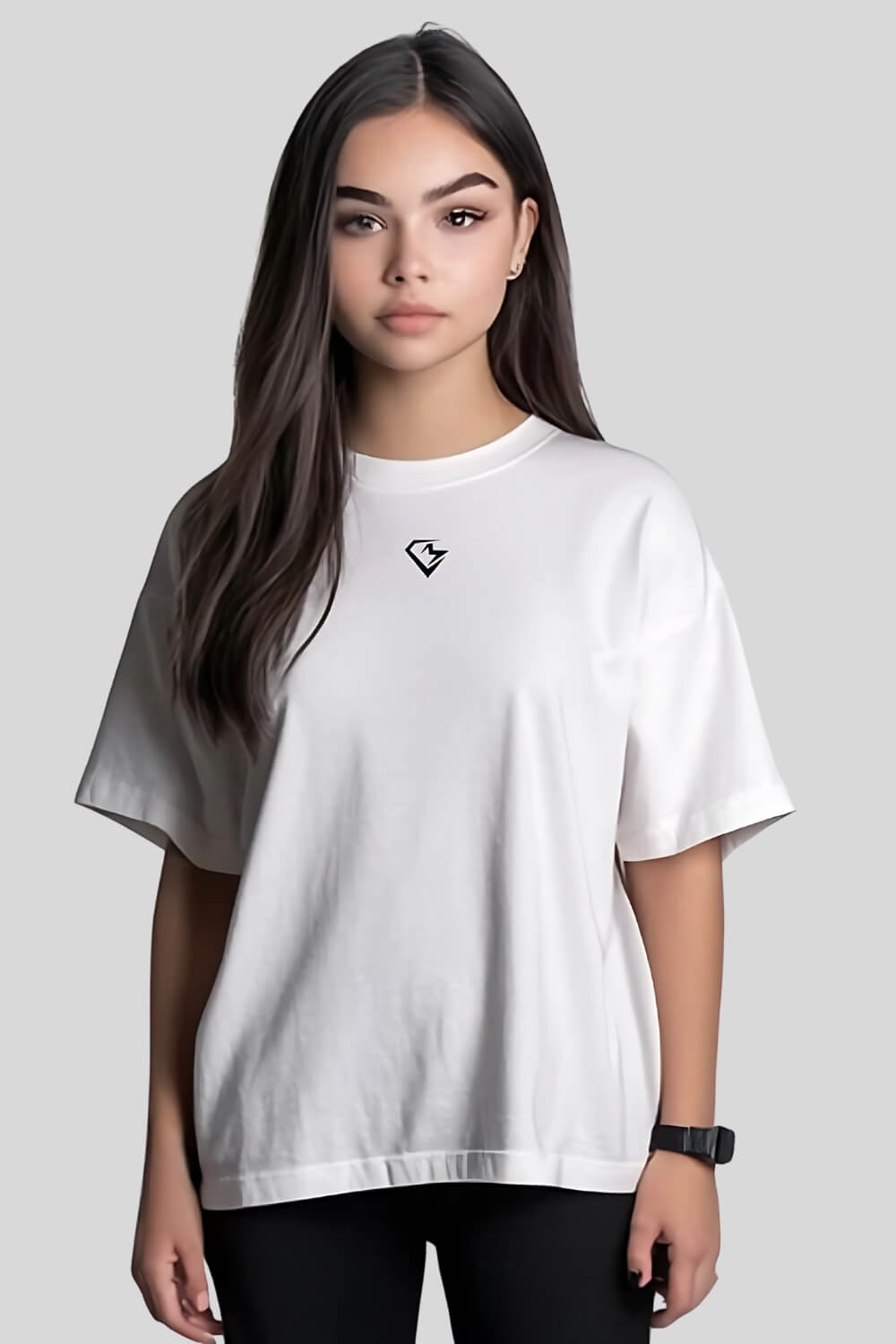 Front Choose Oversize T-Shirt White für Männer und Frauen