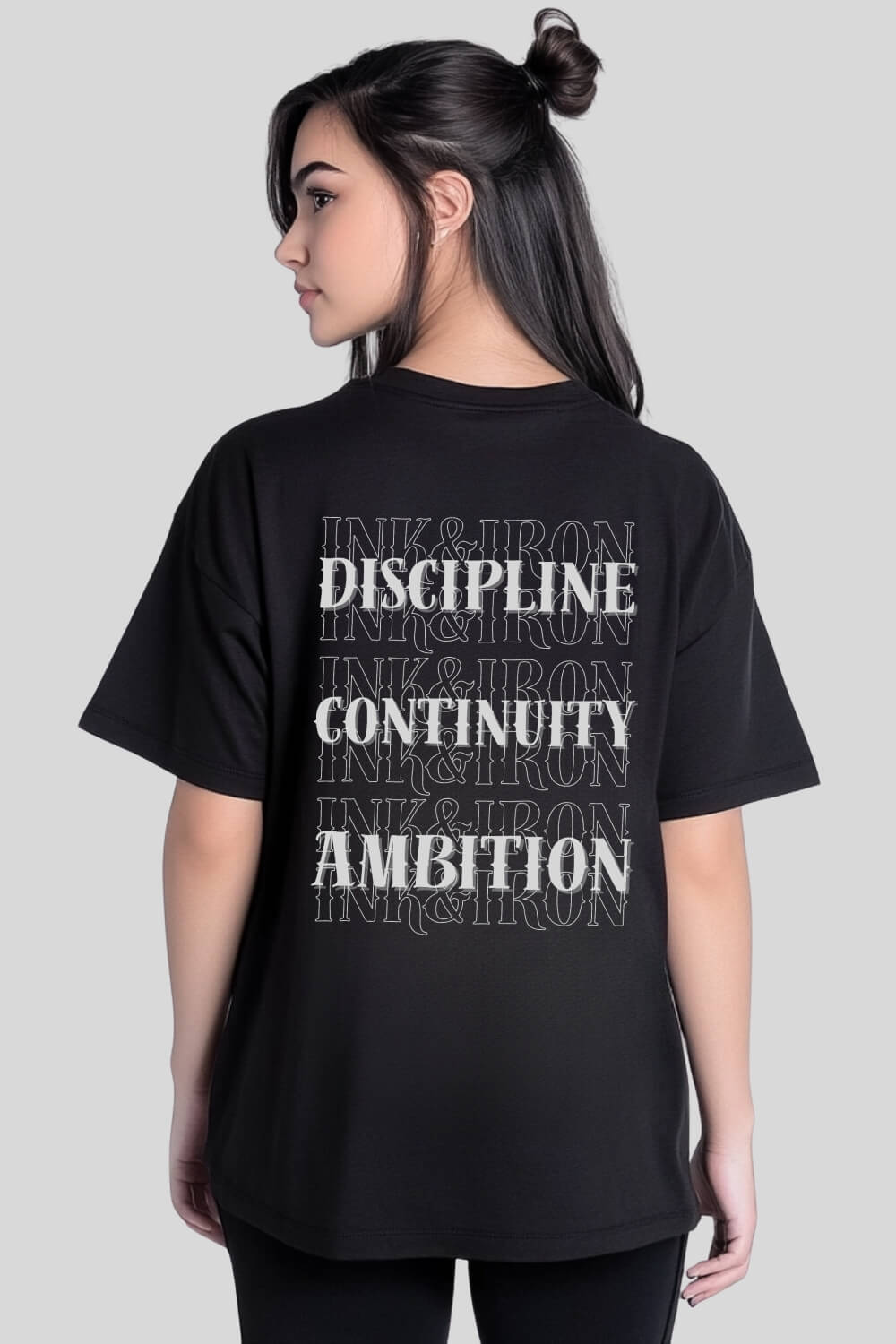 Back Discipline T-Shirt Black für Männer und Frauen