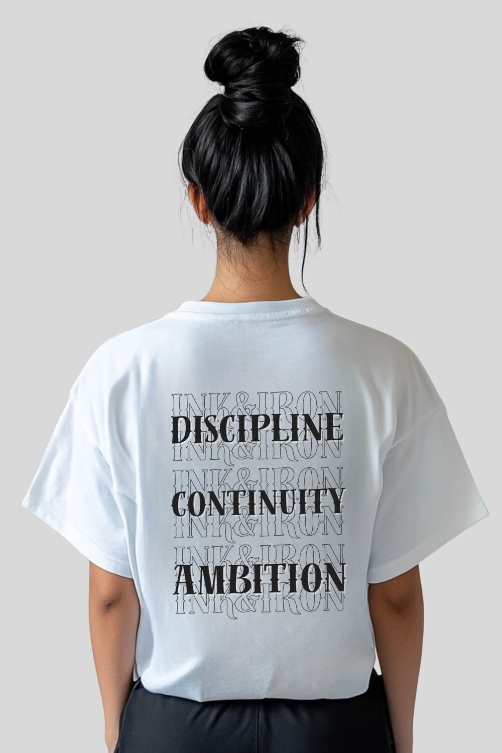 Back Discipline T-Shirt White für Männer und Frauen