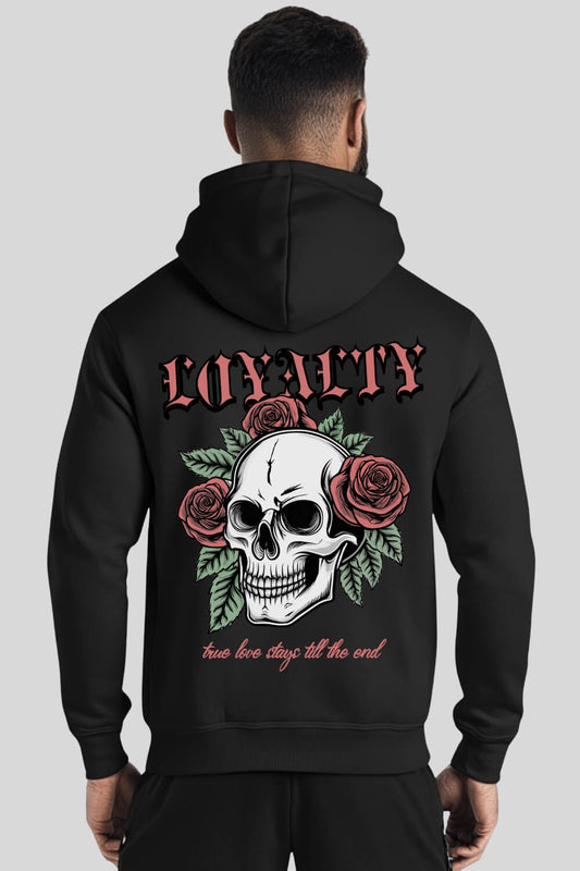 Rückansicht Loyalty Zipper Black für Männer und Frauen