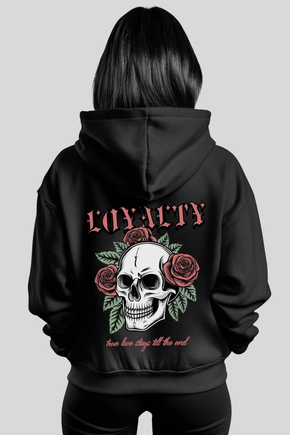 Back Loyalty Zipper Black für Männer und Frauen