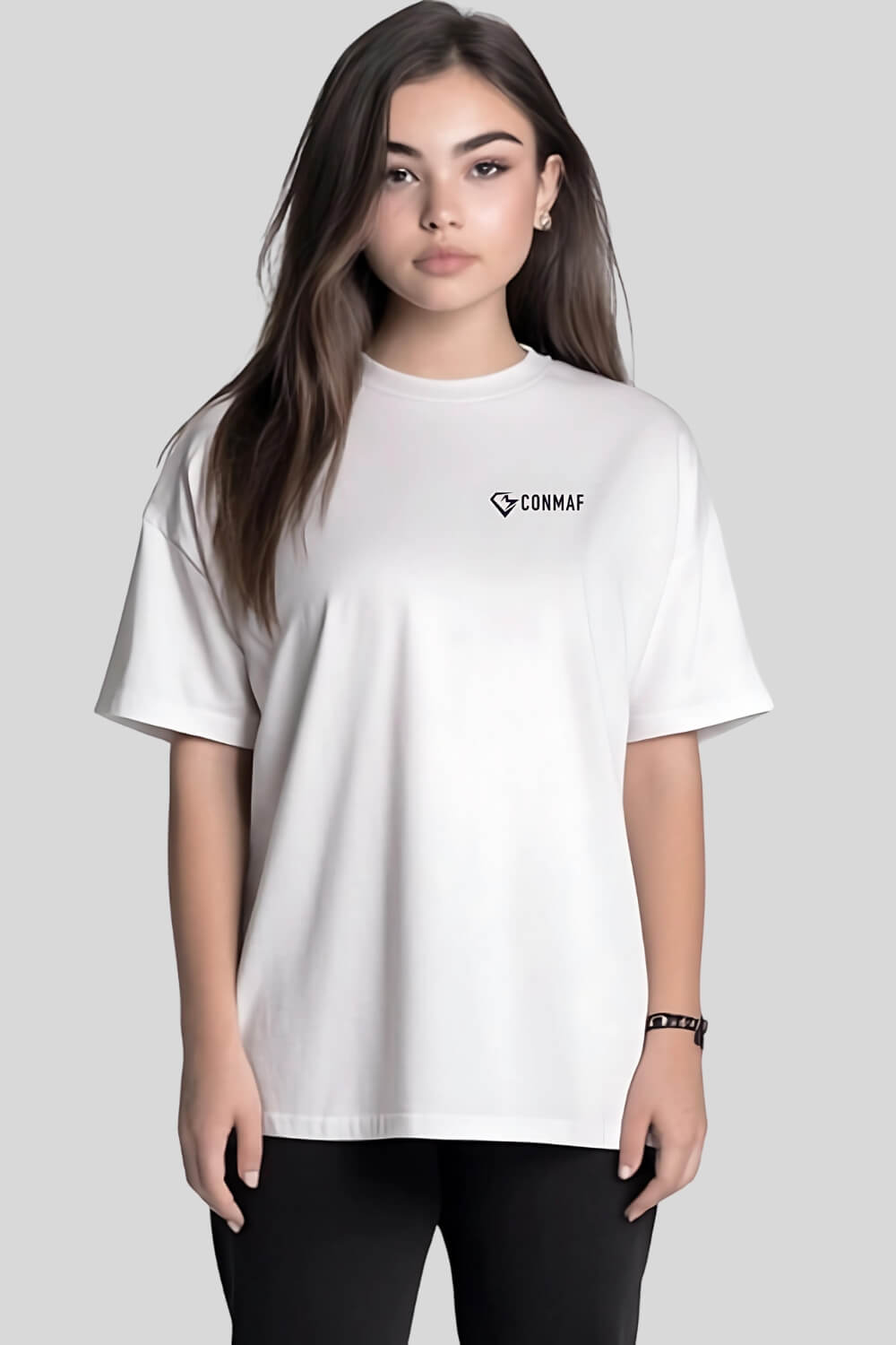 Front Results Oversize T-Shirt White für Männer und Frauen