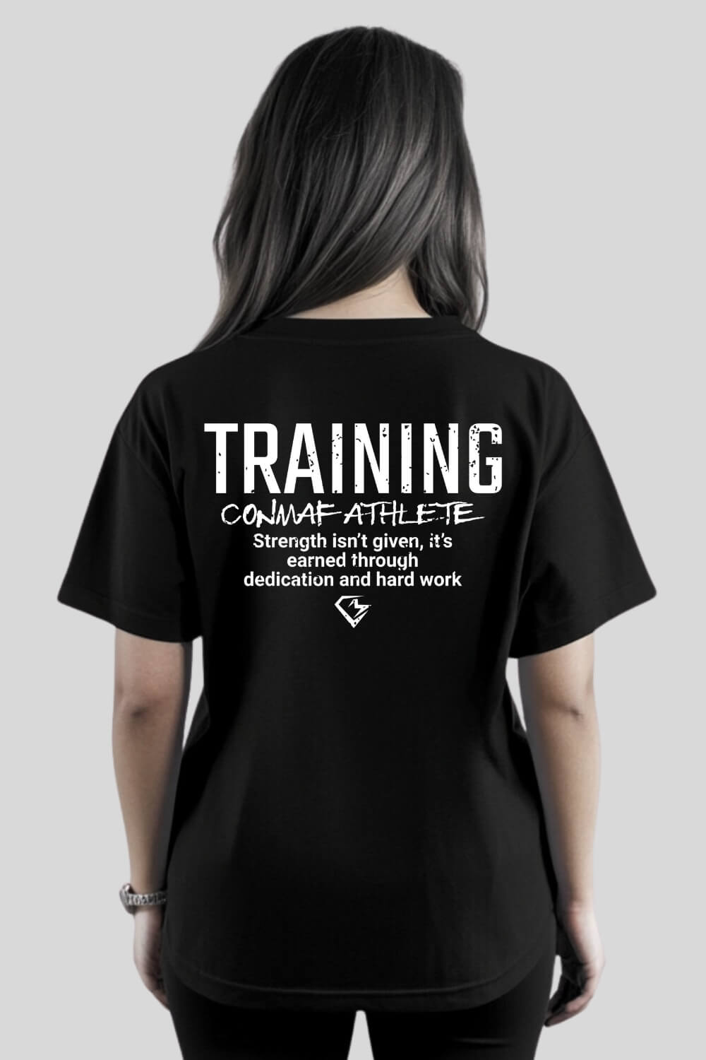 Back Training Oversize T-Shirt Navy für Männer und Frauen