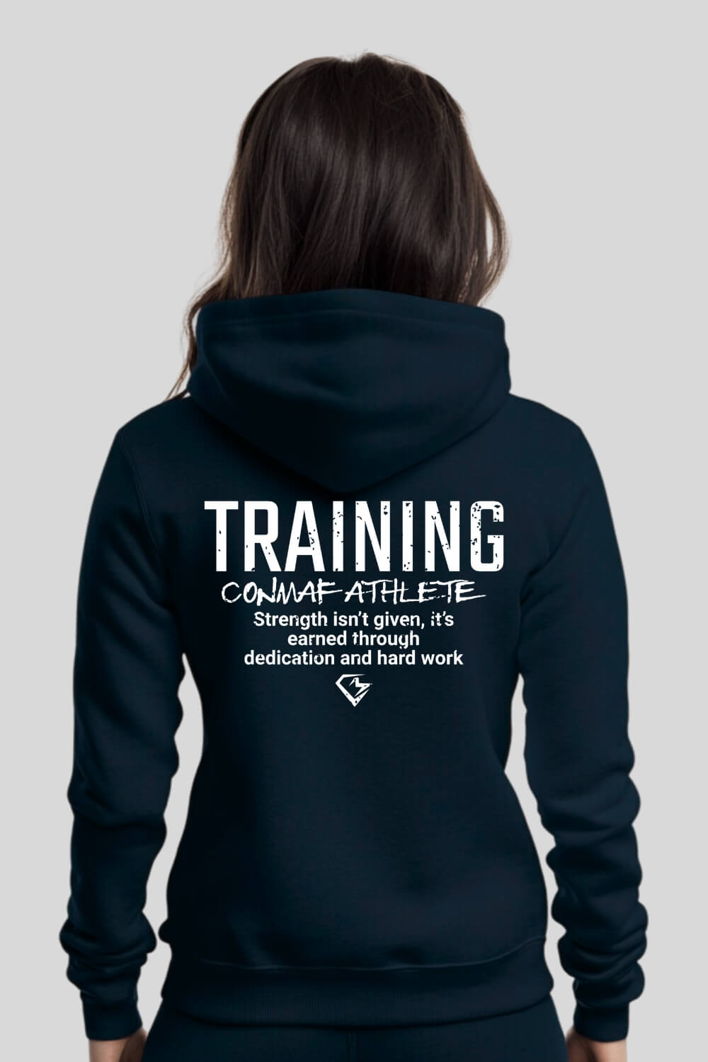 Back Training Zipper Navy für Männer und Frauen