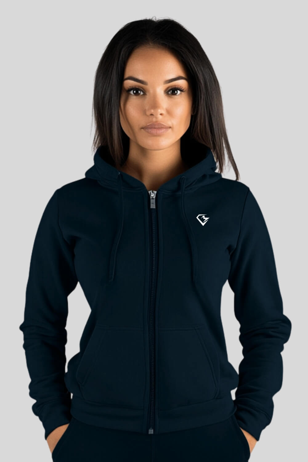 Front Weakness Off Zipper Navy für Männer und Frauen